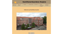Desktop Screenshot of hospice-aalborg.dk
