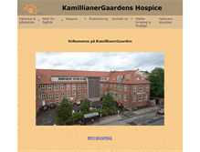 Tablet Screenshot of hospice-aalborg.dk
